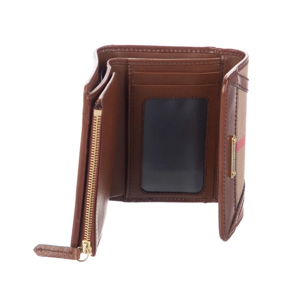 Authentic BURBERRY wallet Canva house check - Picture 2 of 4